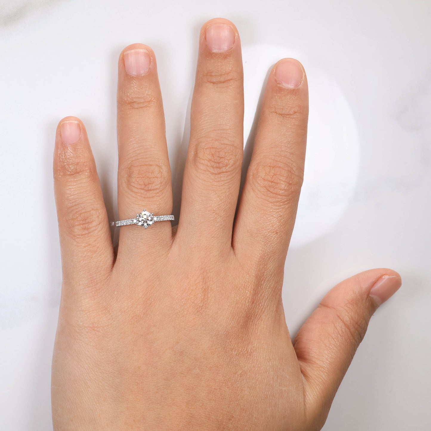 Delicate Blythe 0.50-carat White Gold