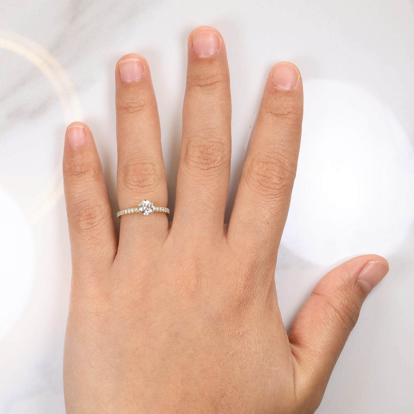 Delicate Blythe 0.50-carat Yellow Gold