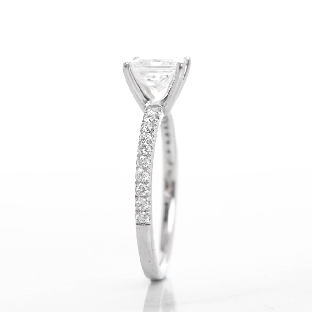 Delicate Blythe Princess 1-carat White Gold