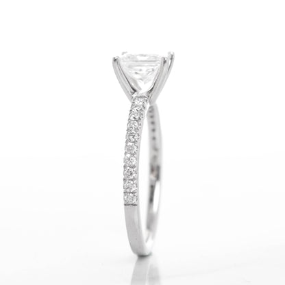 Delicate Blythe Princess 1-carat White Gold