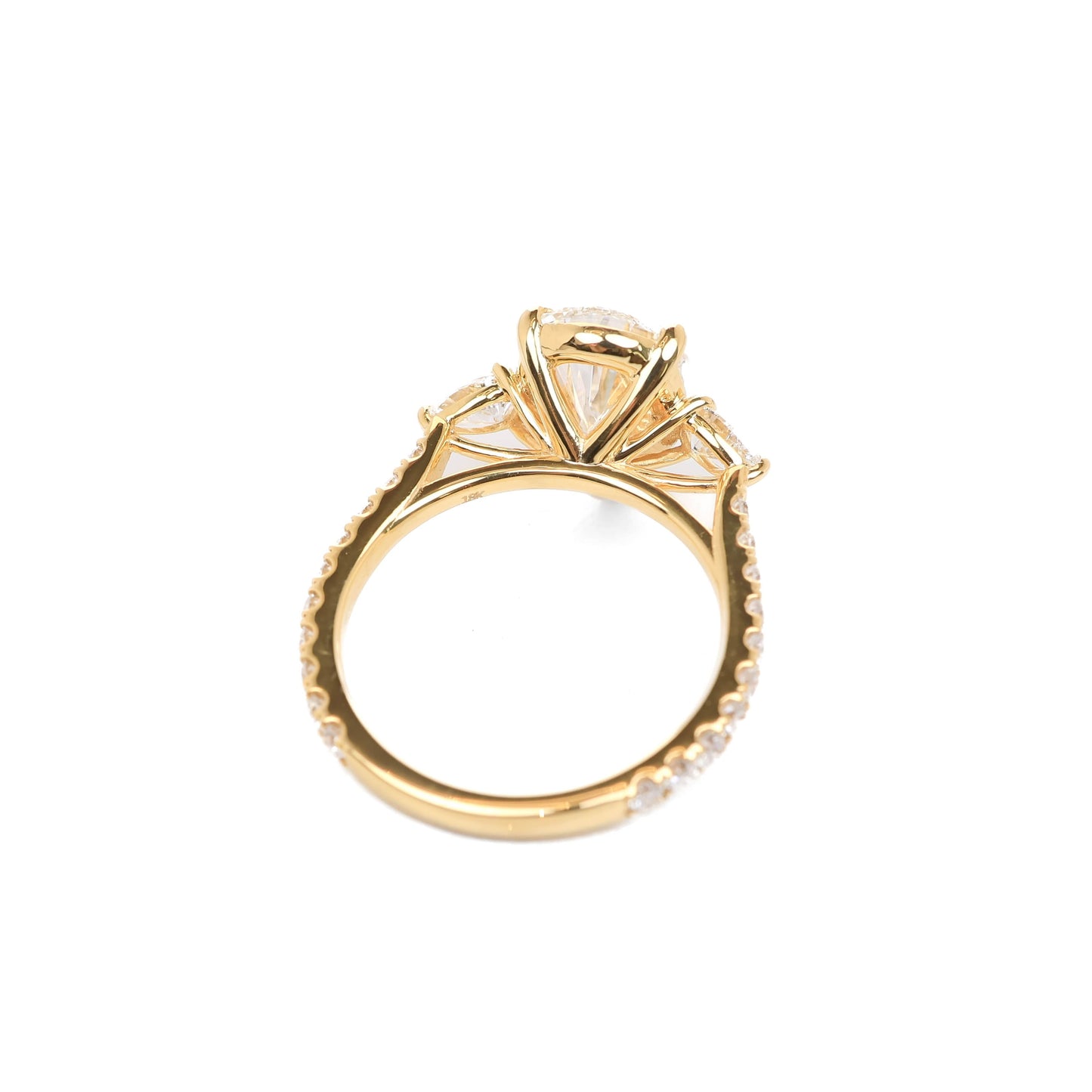 Canary Pear 3-carat Yellow Gold