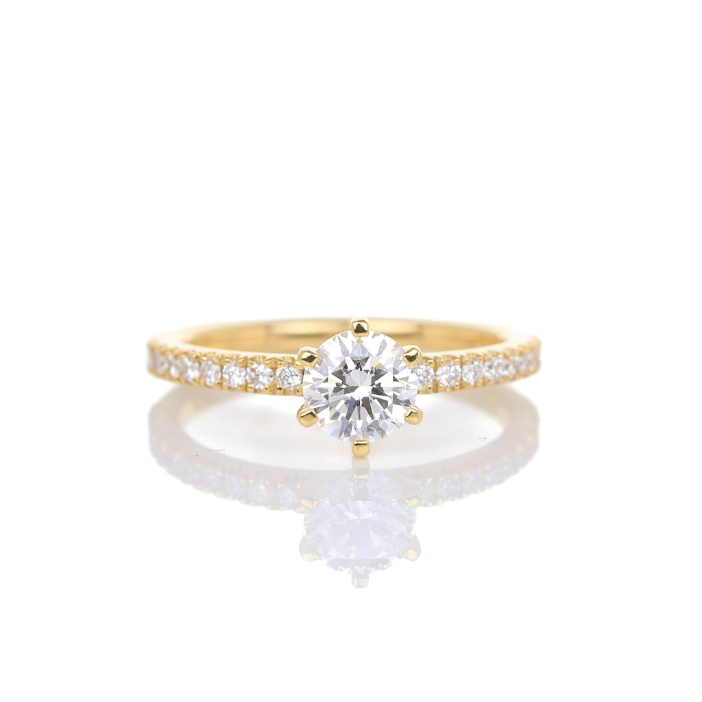 Delicate Blythe 0.50-carat Yellow Gold