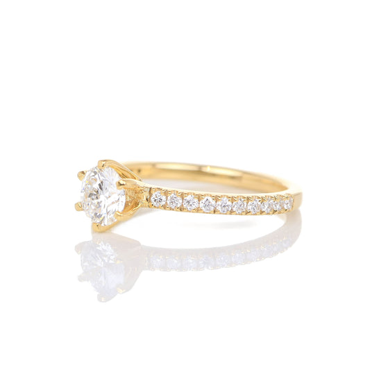 Delicate Blythe 0.50-carat Yellow Gold