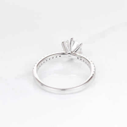 Delicate Blythe 1-carat White Gold