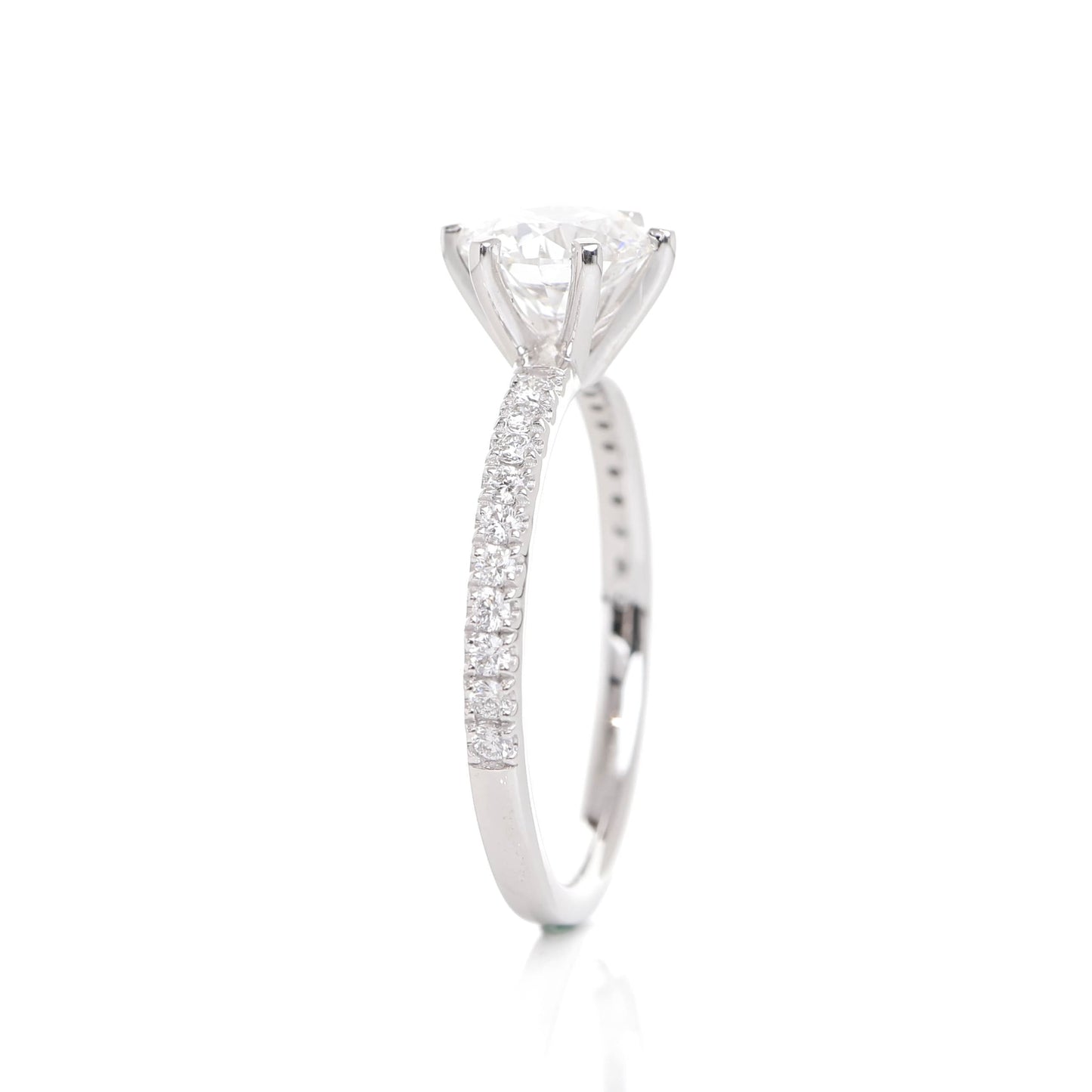 Delicate Blythe 1-carat White Gold