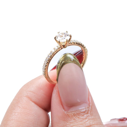 Delicate Blythe 0.50-carat Yellow Gold