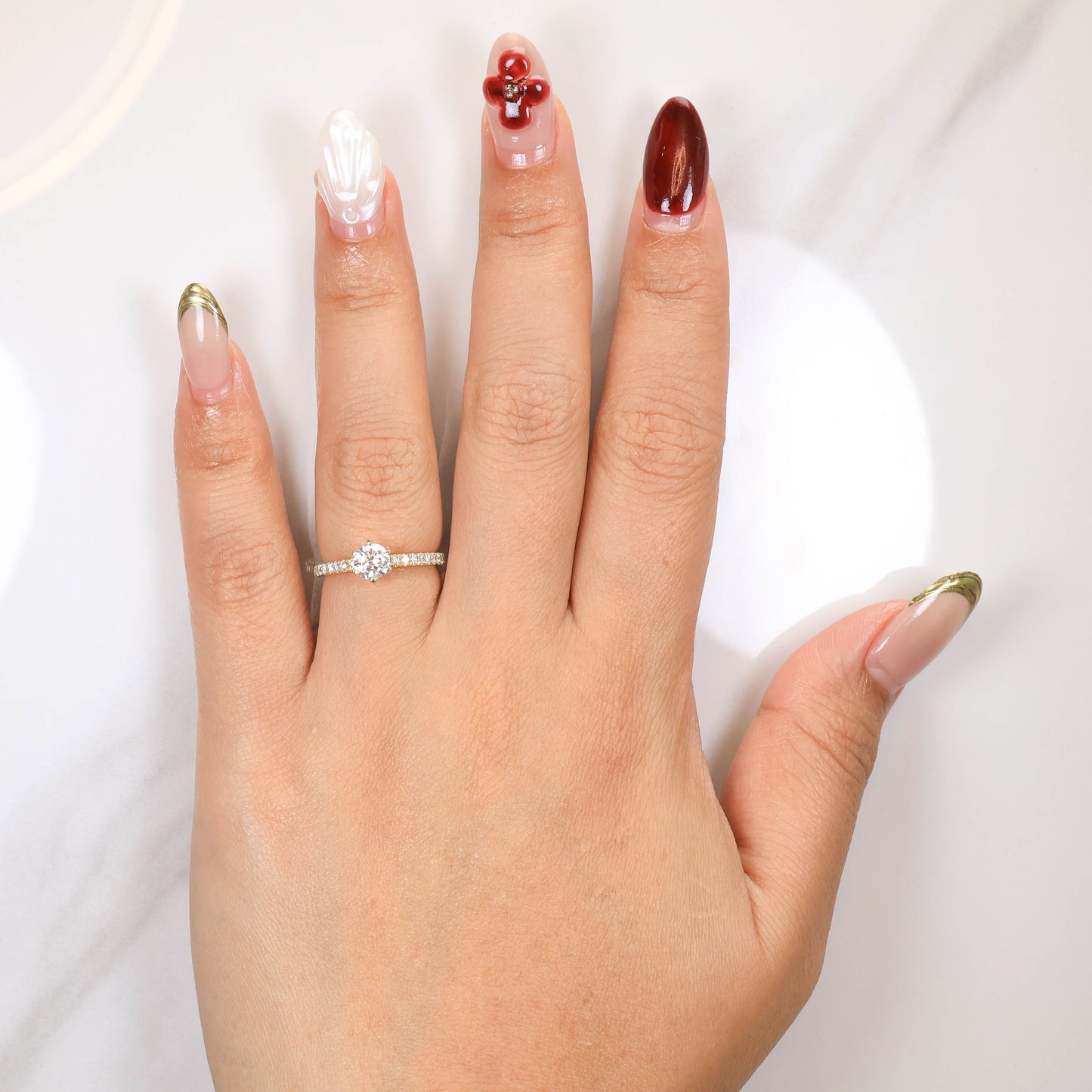 Delicate Blythe 0.50-carat Yellow Gold