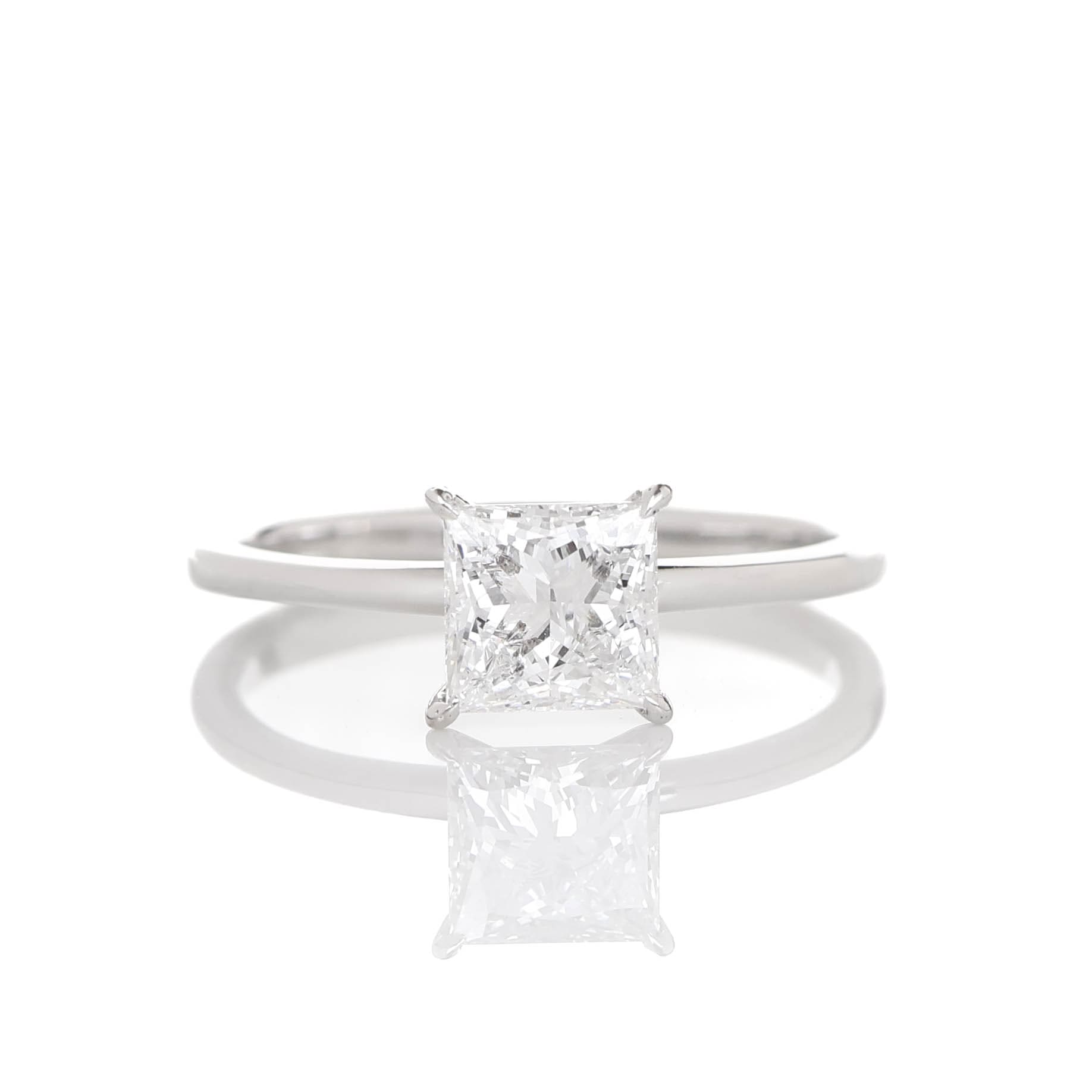 Delicate Iago Princess 1-carat White Gold