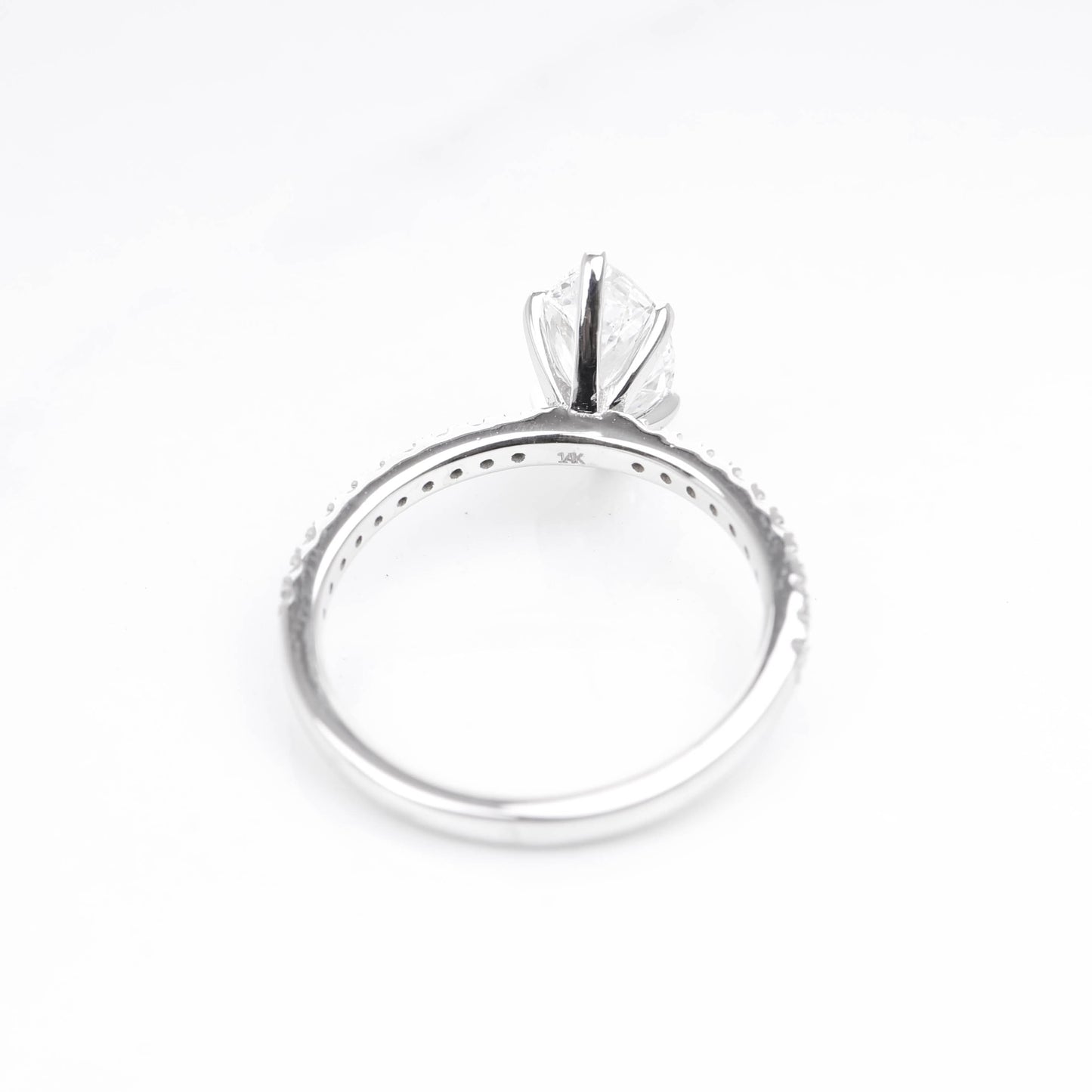 Delicate Blythe Marquise 1-carat White Gold