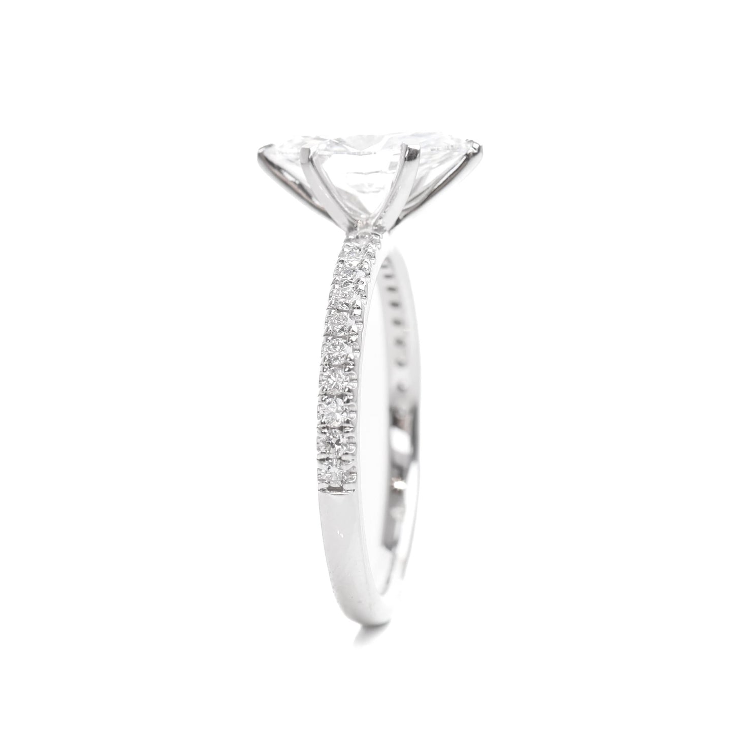 Delicate Blythe Marquise 1-carat White Gold
