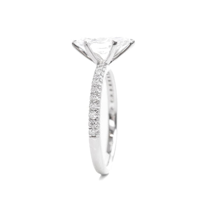 Delicate Blythe Marquise 1-carat White Gold