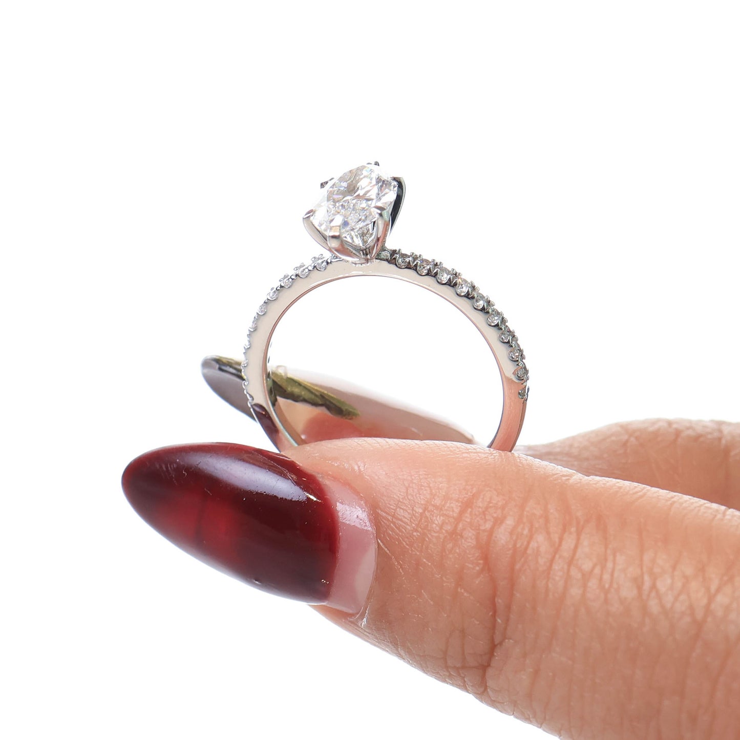 Delicate Blythe Marquise 1-carat White Gold