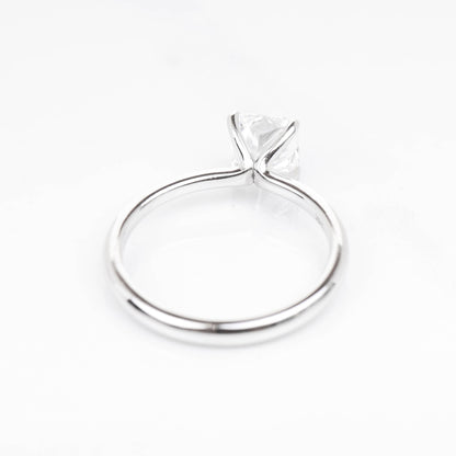 Delicate Iago Square Cushion 1-carat White Gold