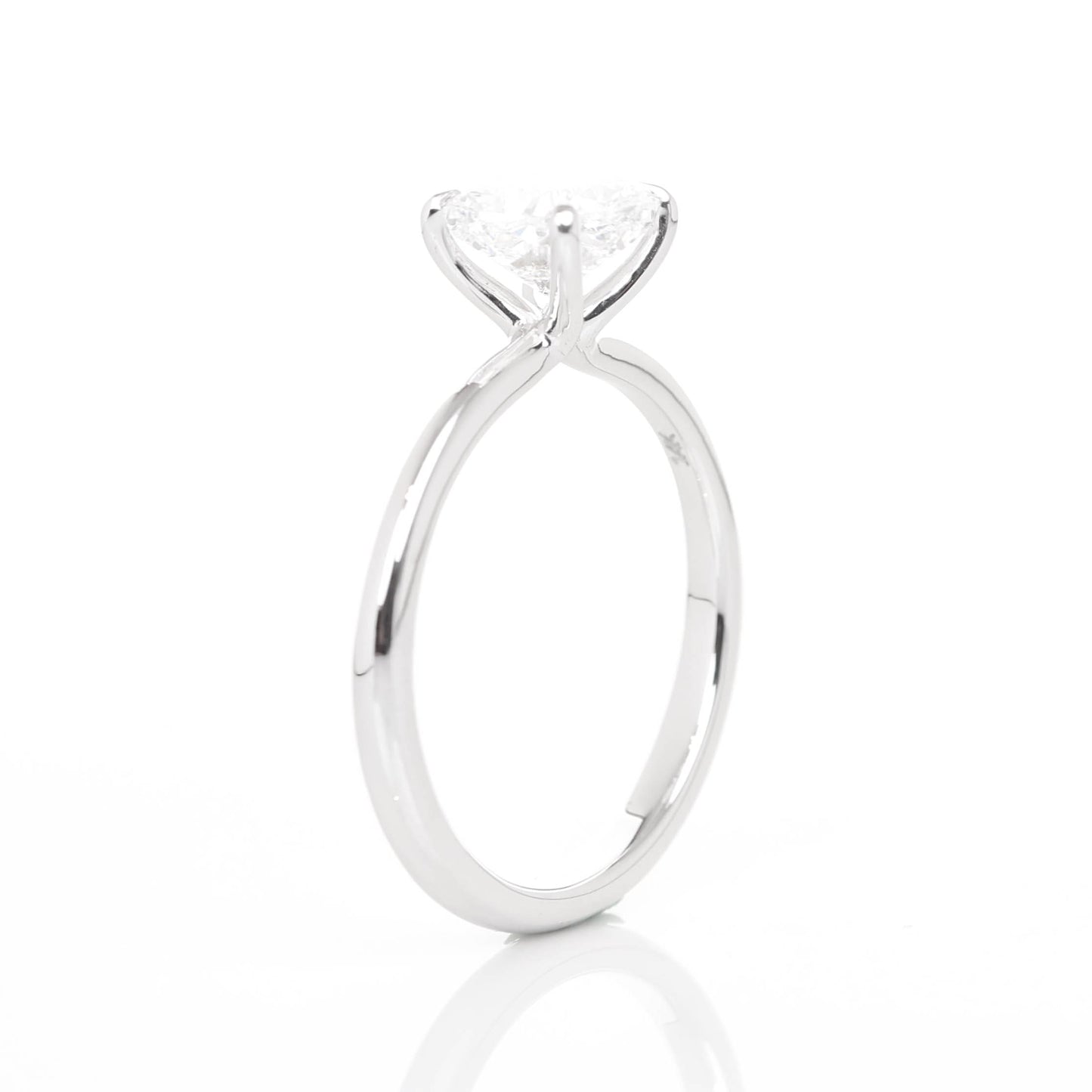 Delicate Iago Square Cushion 1-carat White Gold