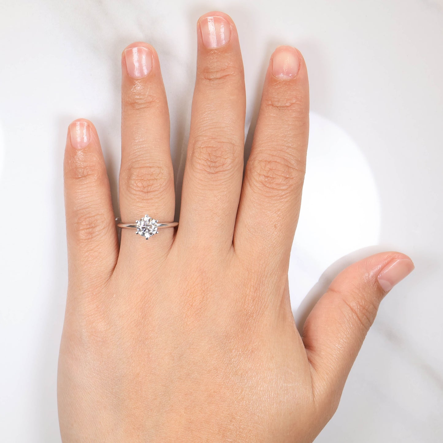 Nigel 1-carat White Gold