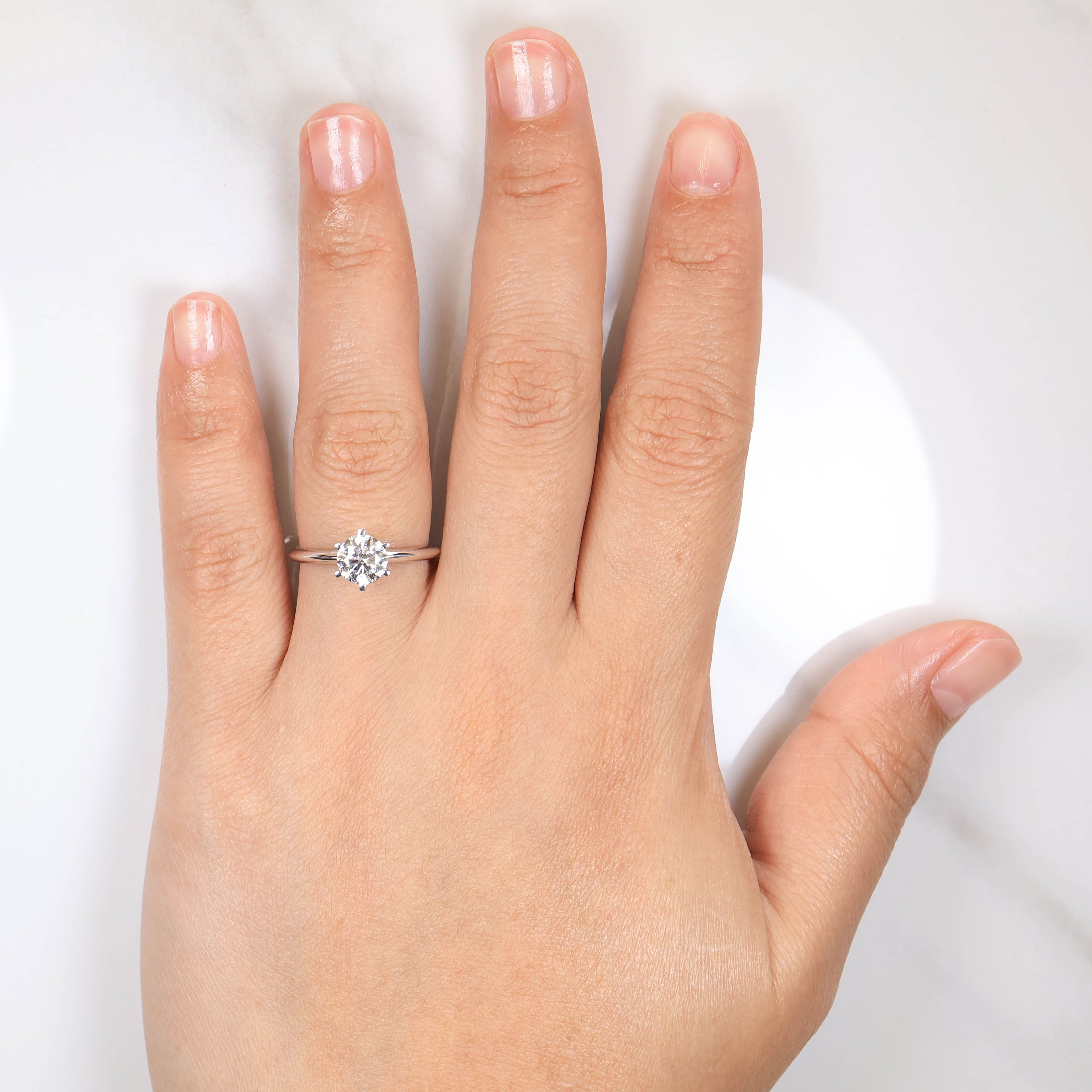 Nigel 1-carat White Gold