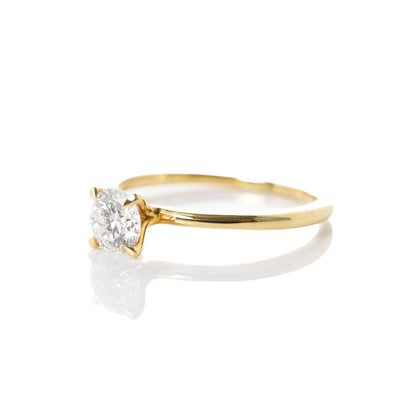 Delicate Iago 0.50-carat Yellow Gold