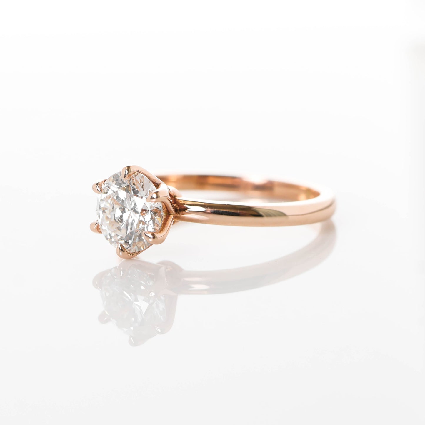 Hedwig 1-carat Rose Gold