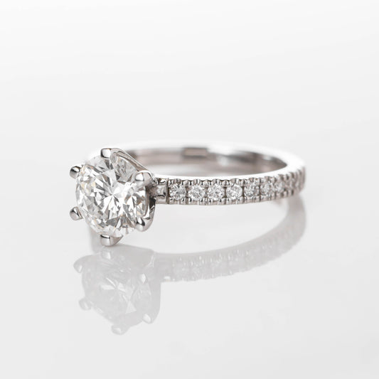 Blythe 1-carat White Gold