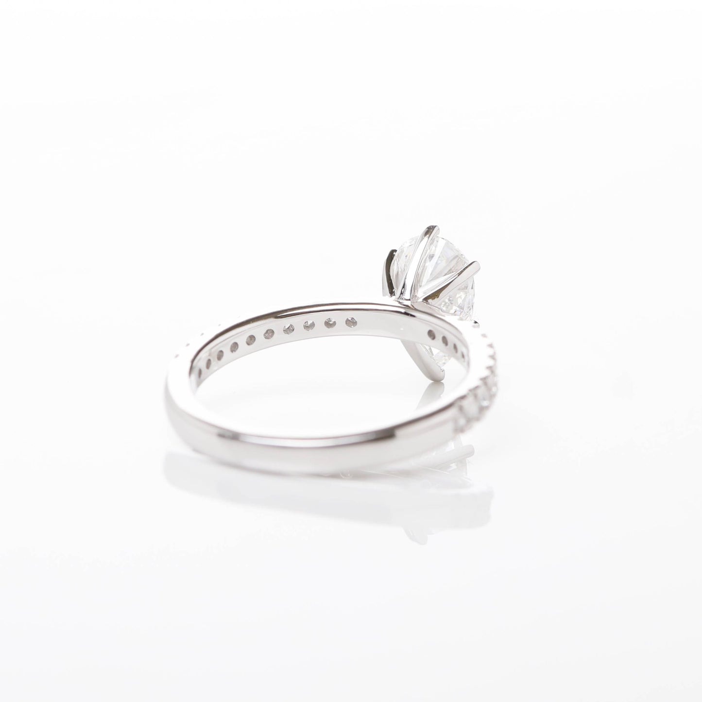 Blythe Pear 1-carat White Gold