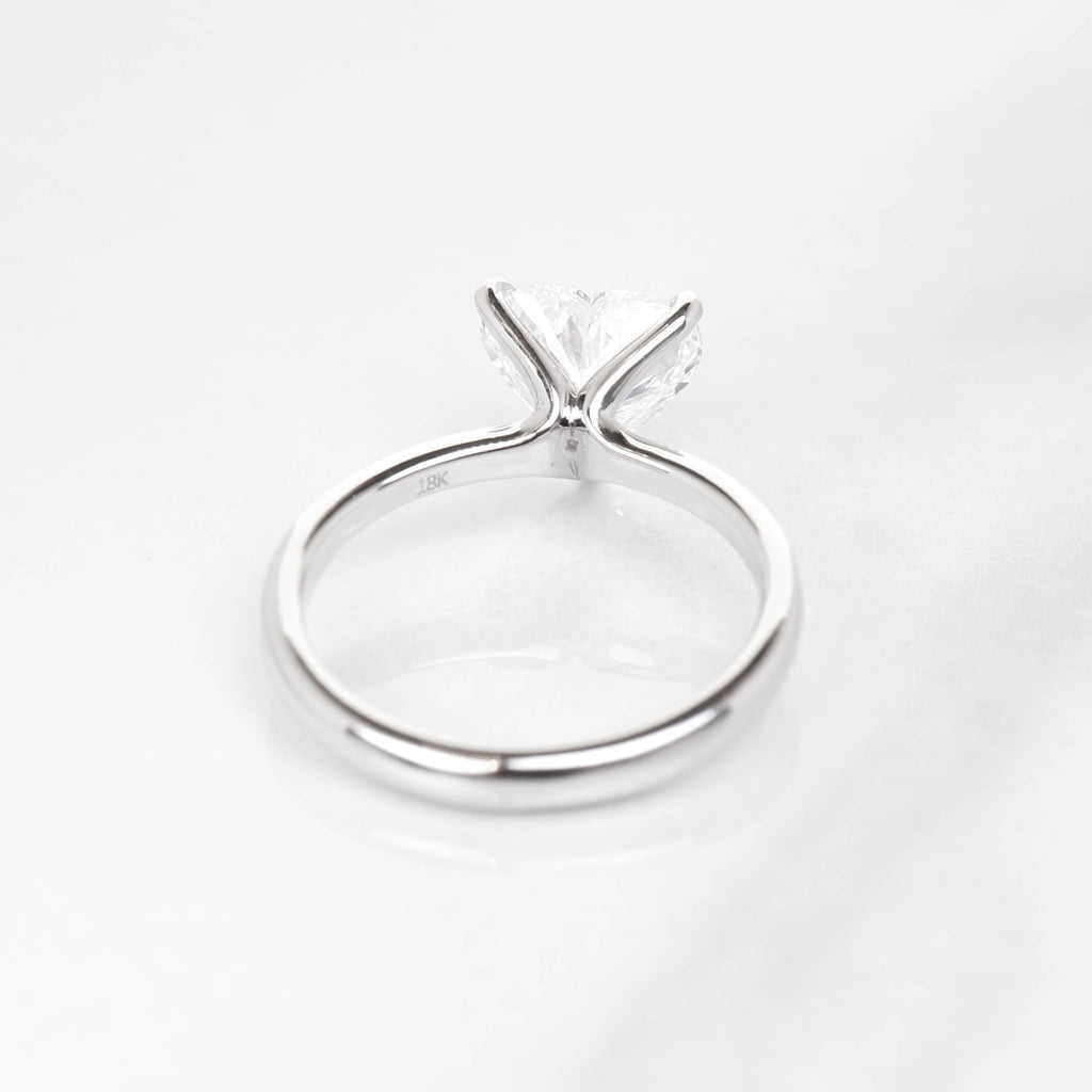 Iago Heart 2-carat White Gold