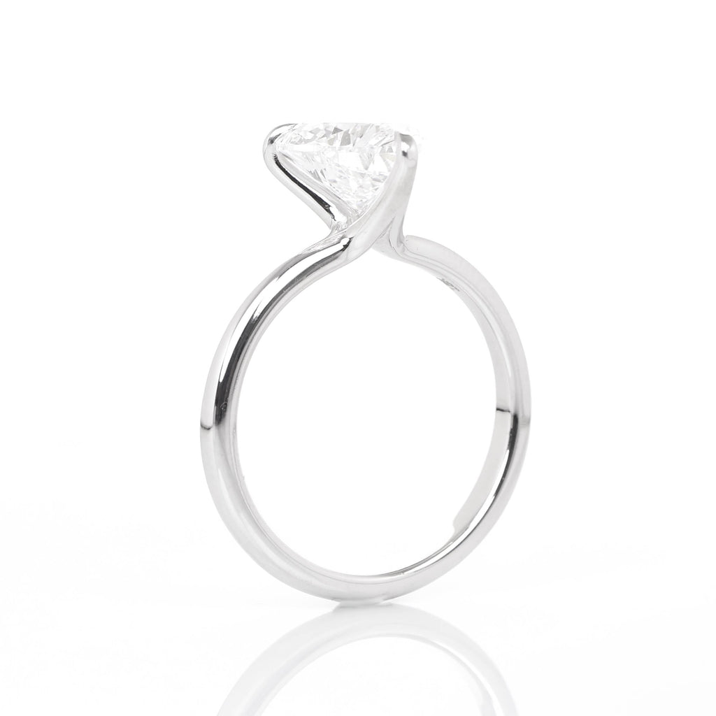 Iago Heart 2-carat White Gold