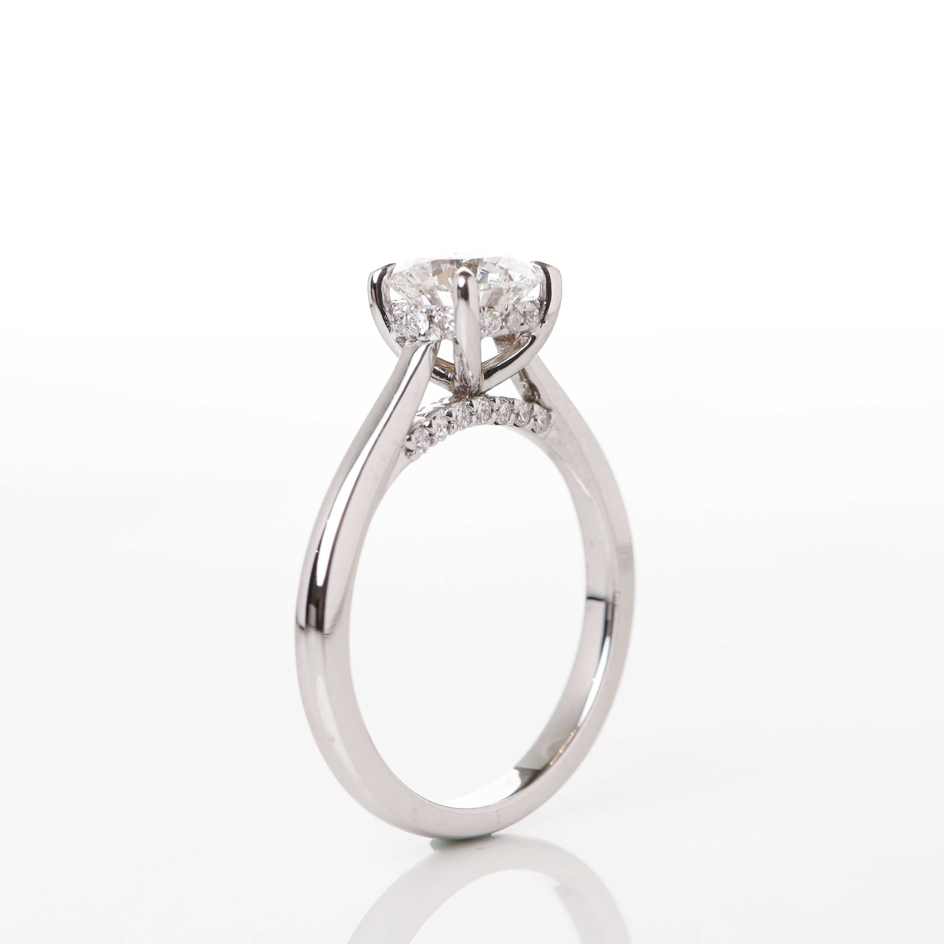 Maya 1-carat White Gold