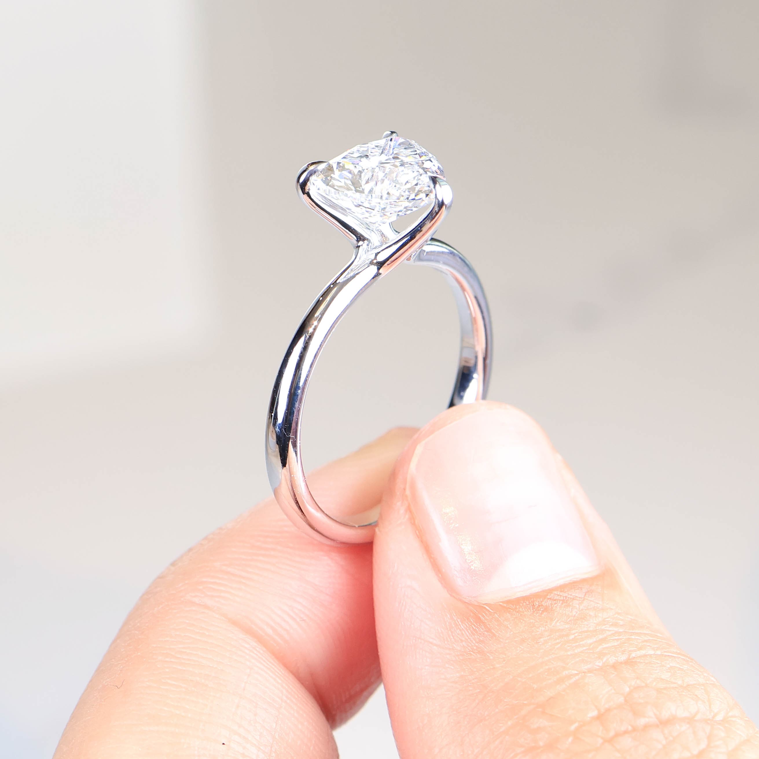 Iago Heart 2-carat White Gold