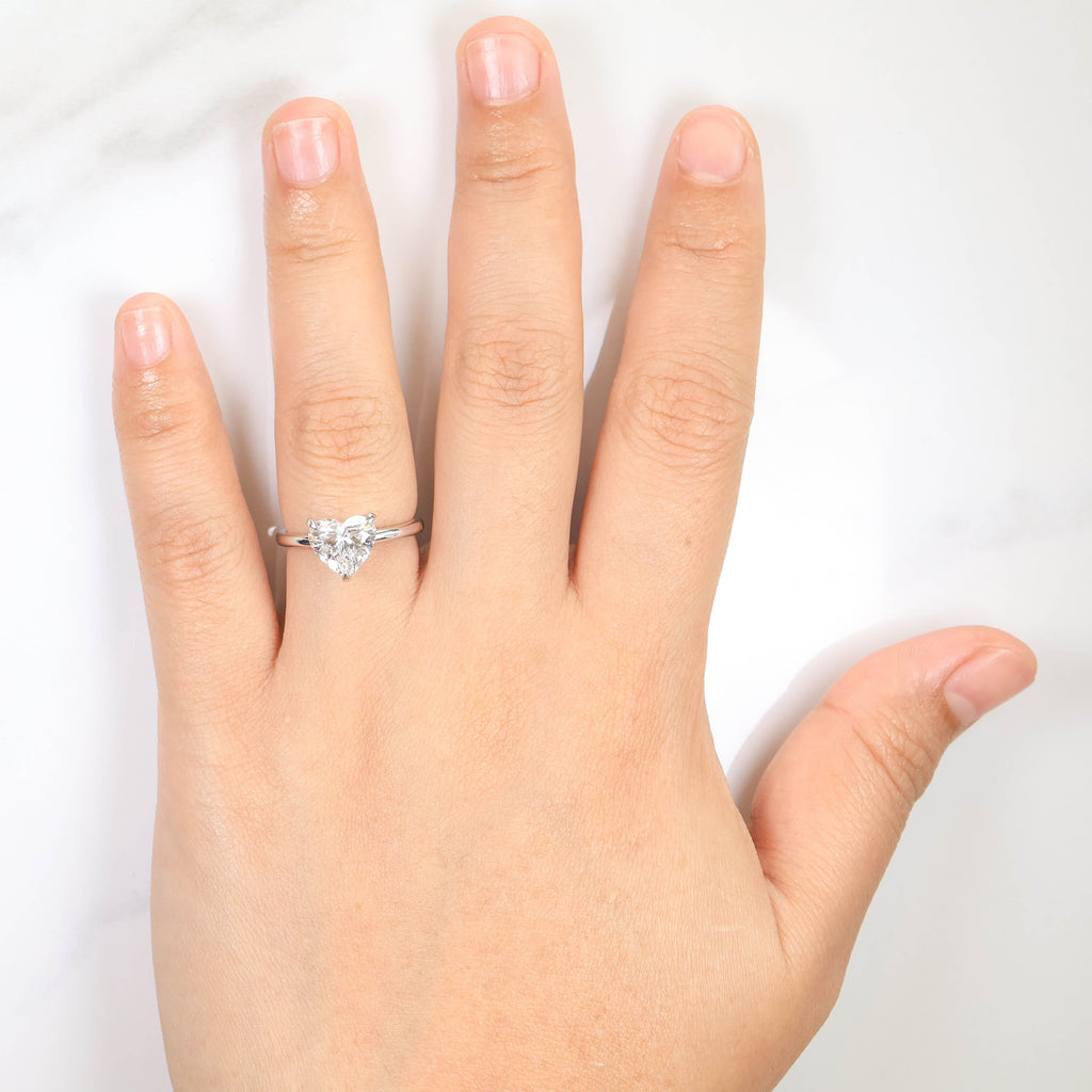 Iago Heart 2-carat White Gold