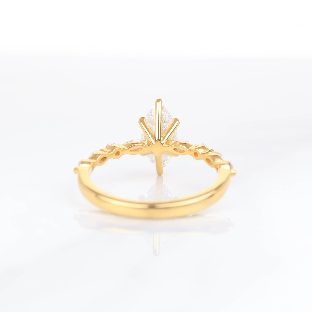 Oriole Marquise 1-carat Yellow Gold