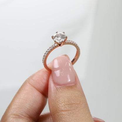 Blythe 1-carat Rose Gold