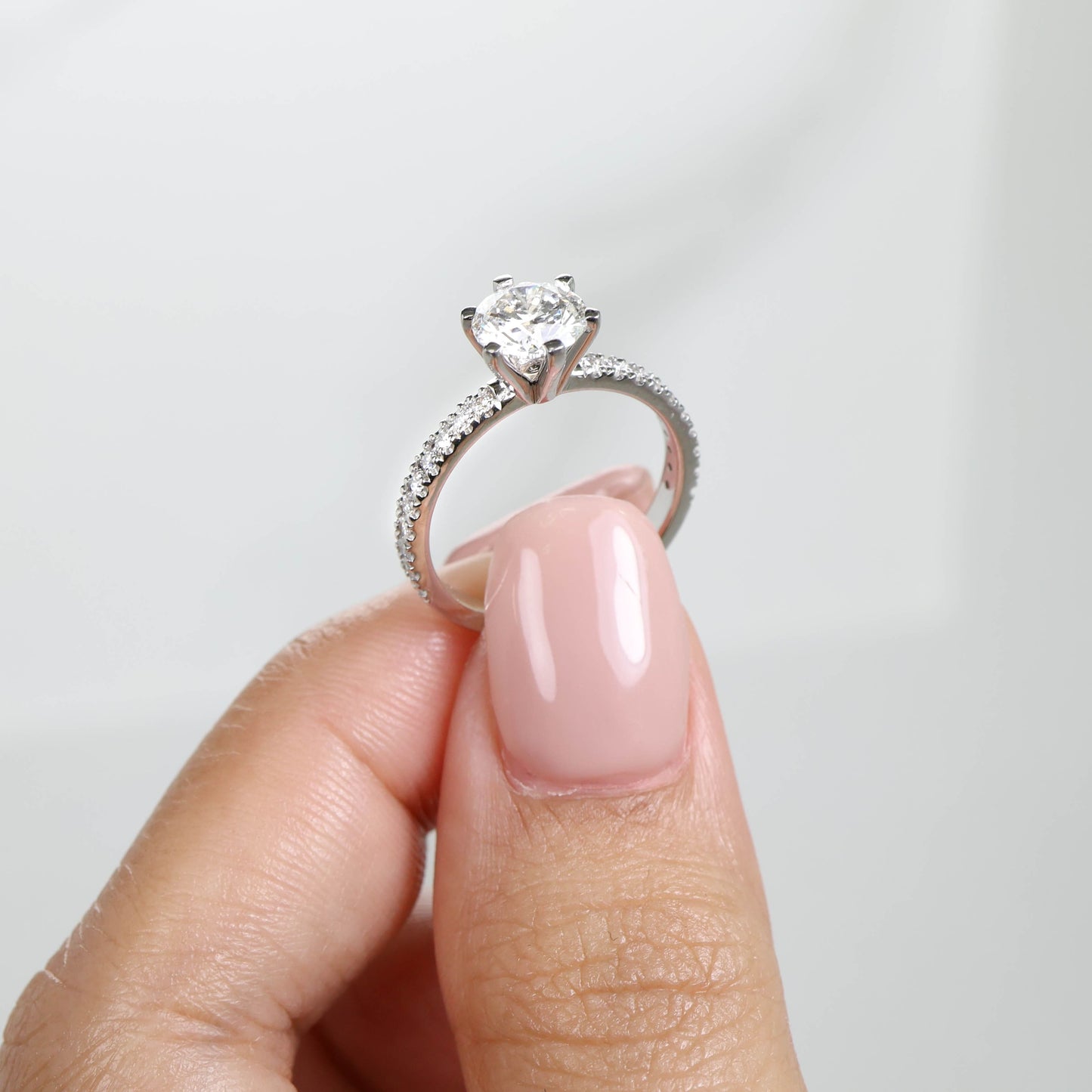 Blythe 1-carat White Gold