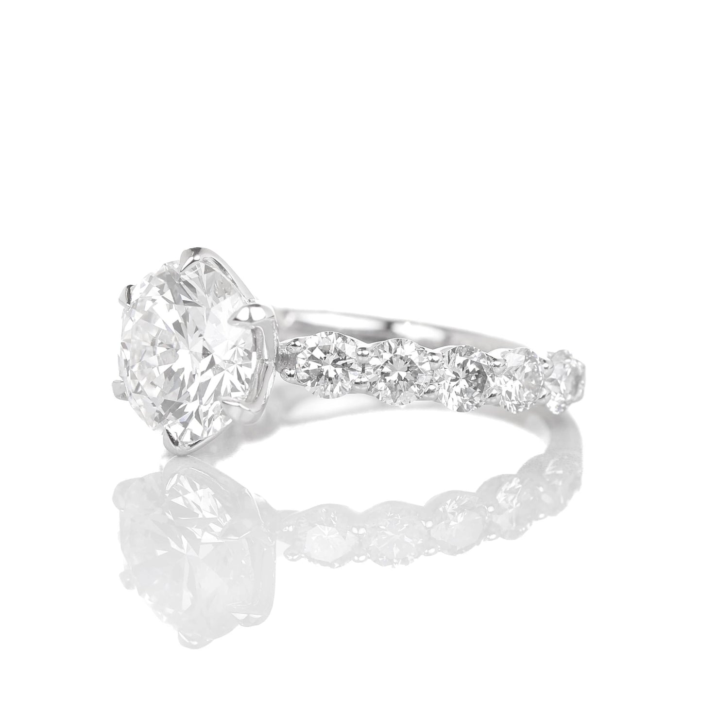 Serin 2-carat White Gold