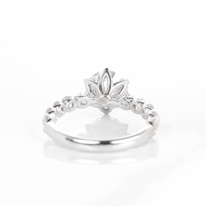Serin 2-carat White Gold
