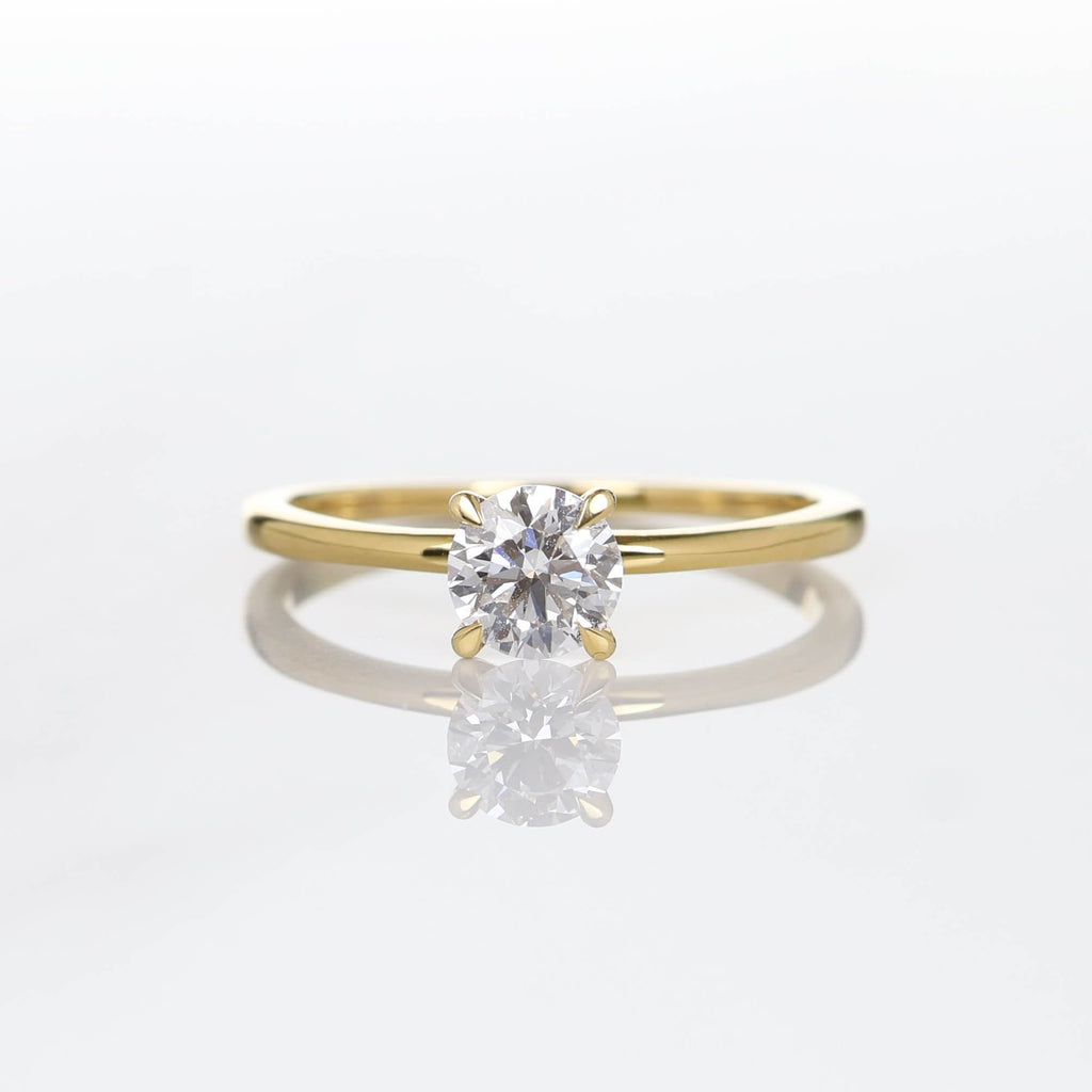 Delicate Iago 0.50-carat Yellow Gold