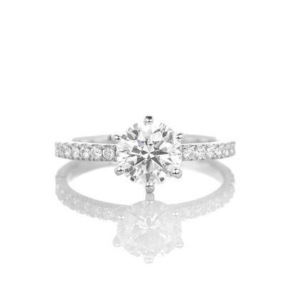Delicate Blythe 1-carat 950 Platinum