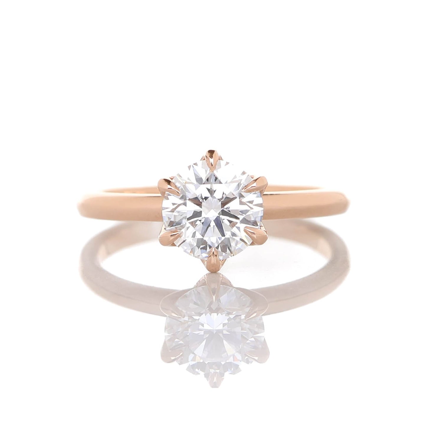 Delicate Hedwig 1-carat Rose Gold