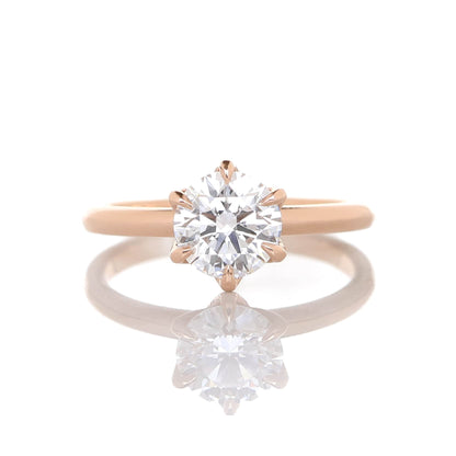 Delicate Hedwig 1-carat Rose Gold