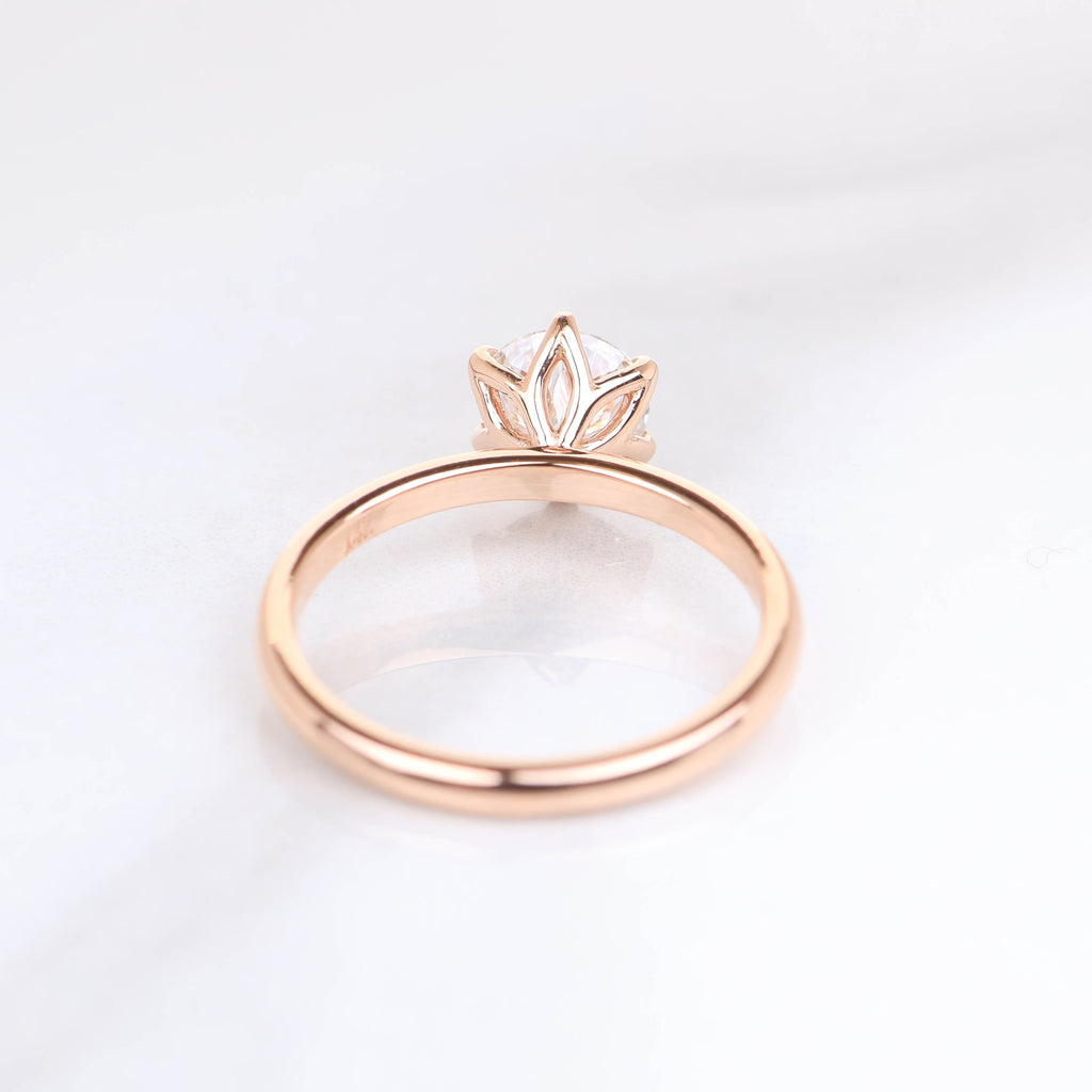 Delicate Hedwig 1-carat Rose Gold
