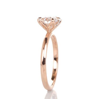 Delicate Hedwig 1-carat Rose Gold