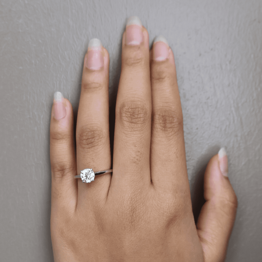 Nigel 1-carat White Gold