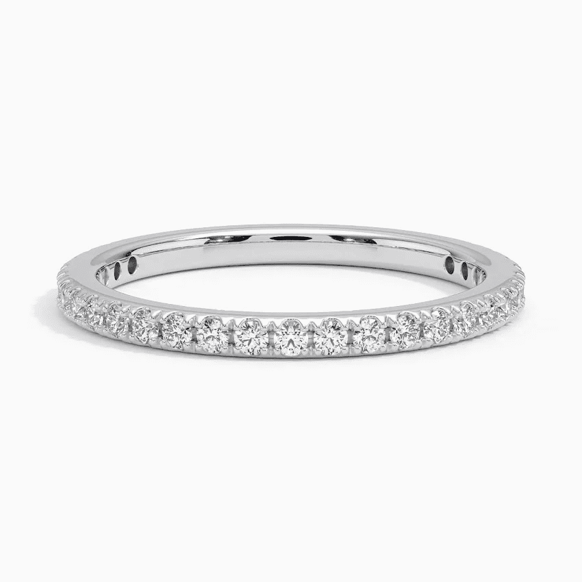 Scalloped Pavé 0.015ct – Dovetail Lab Diamond Jewelry