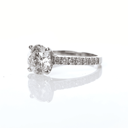 Serin 2-carat White Gold