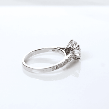 Serin 2-carat White Gold