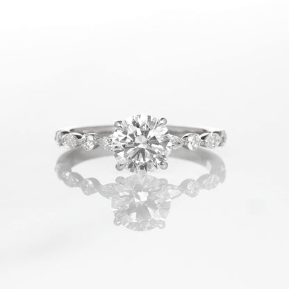 Oriole 1-carat White Gold