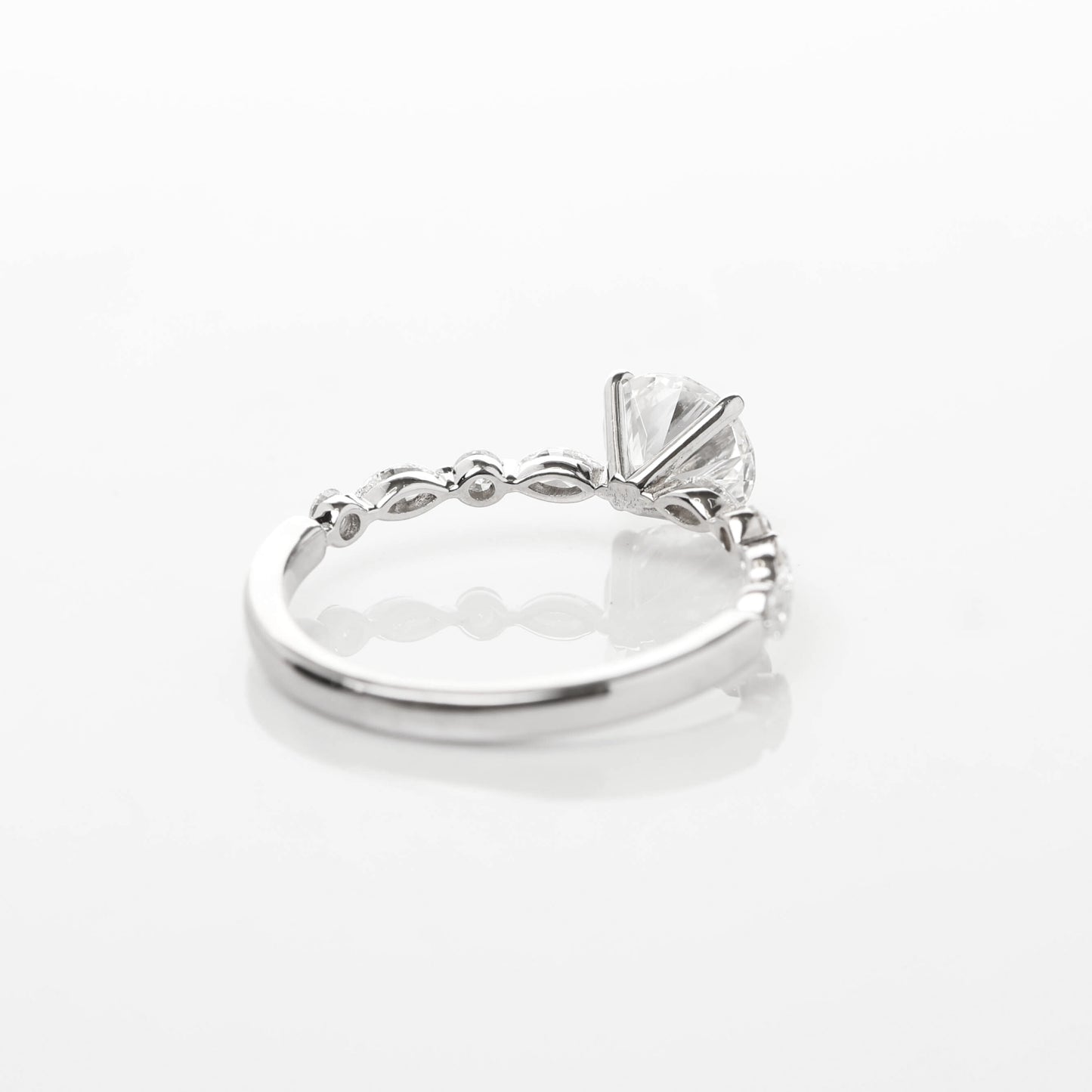 Oriole 1-carat White Gold