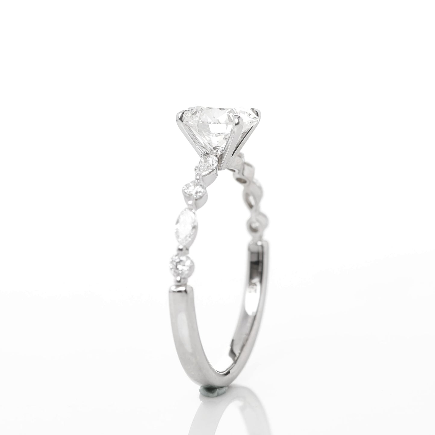 Oriole 1-carat White Gold