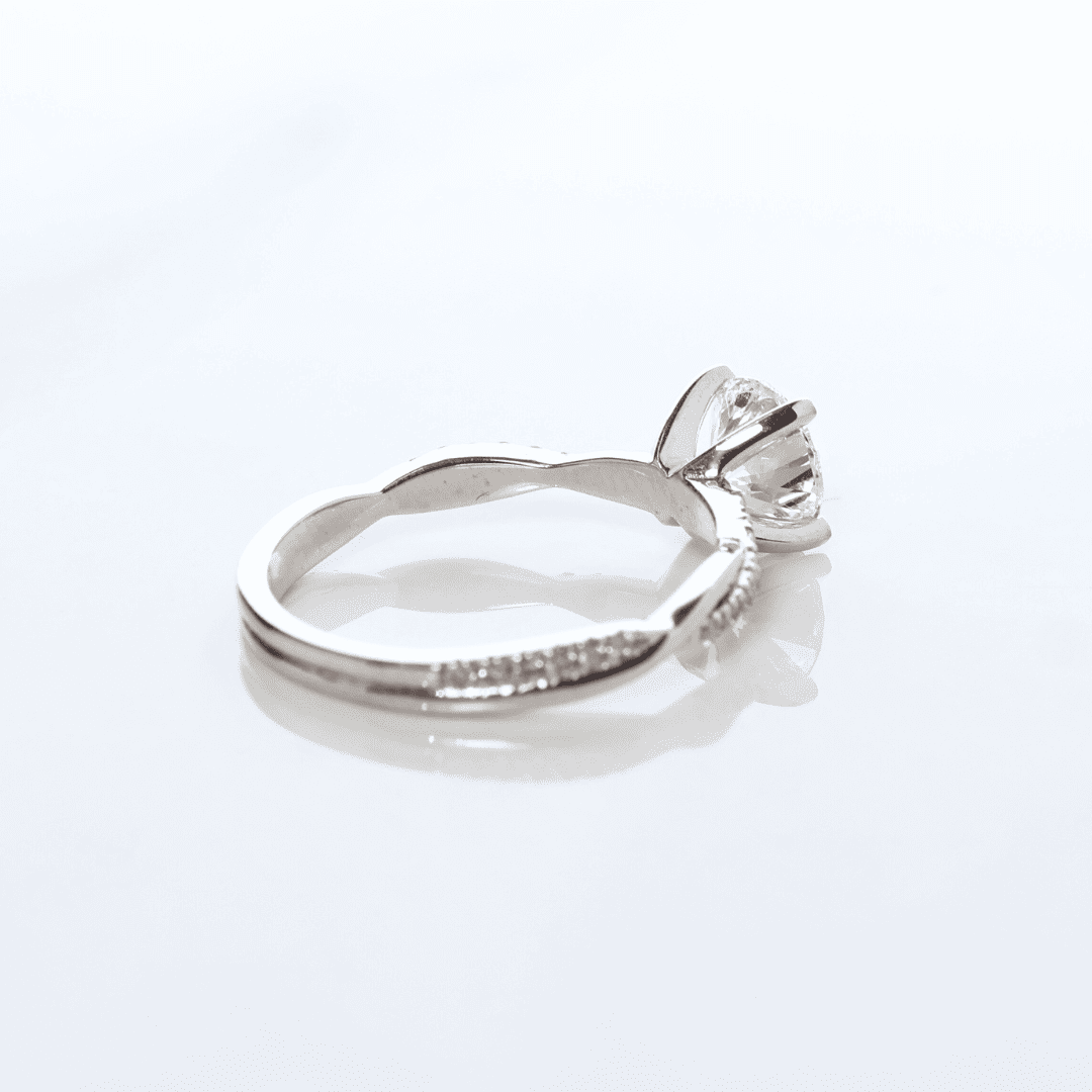 Wyvern 1-carat White Gold