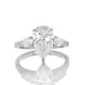 Canary Pear 2-carat White Gold