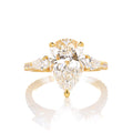 Canary Pear 3-carat Yellow Gold